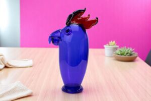 Glasobject Papegaai J.Svoboda | Gesigneerd glasobject