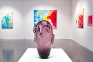 Uil Glasobject | J.Svoboda | Exclusieve Objecten