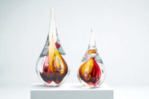Kristallen Druppel | Red & Brown | Luxe Decoratie