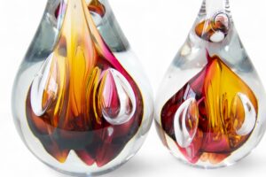 Kristallen Druppel | Red & Brown | Luxe Decoratie