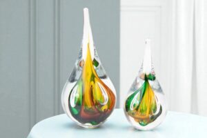 Crystal Drop Red & Green | Handmade in Europe
