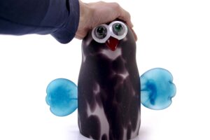 Uil Glazen Dier | Mat glas objecten |