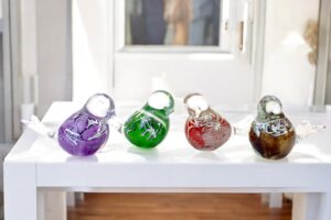 Vogel Kleur Strepen | Handgemaakte Decoraties