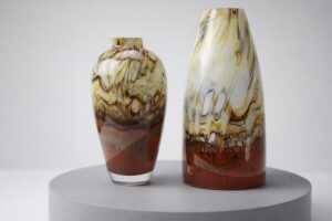 Vazen Fire | Warme Kleuren | H28 & 31cm