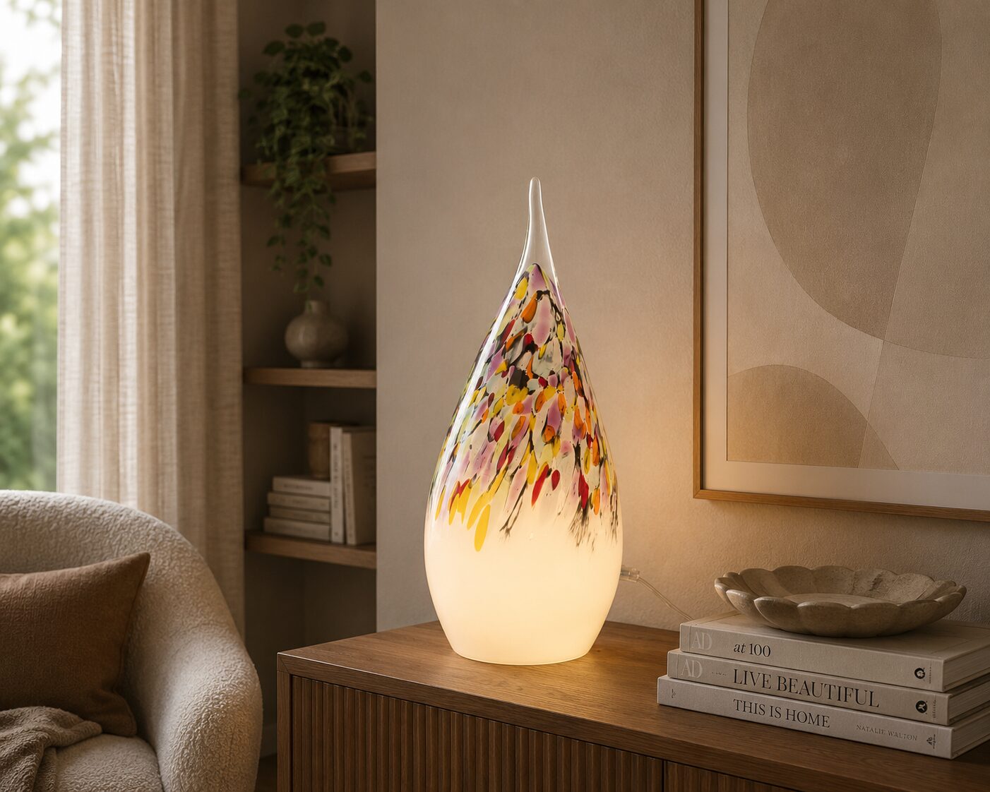 Glazen Lamp Murrina Casper - Afbeelding 3