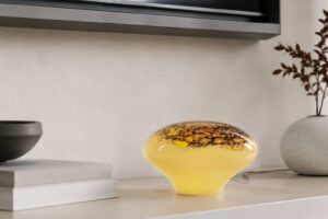 Glazen Lamp | Stone Gold Black |