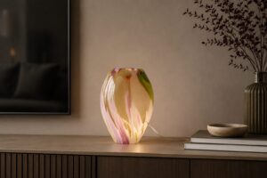 Glazen lamp ‘Candy’ Ronde Vorm