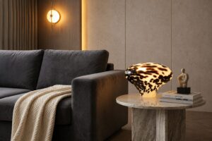 Dalmatian ‘Stone’ lamps