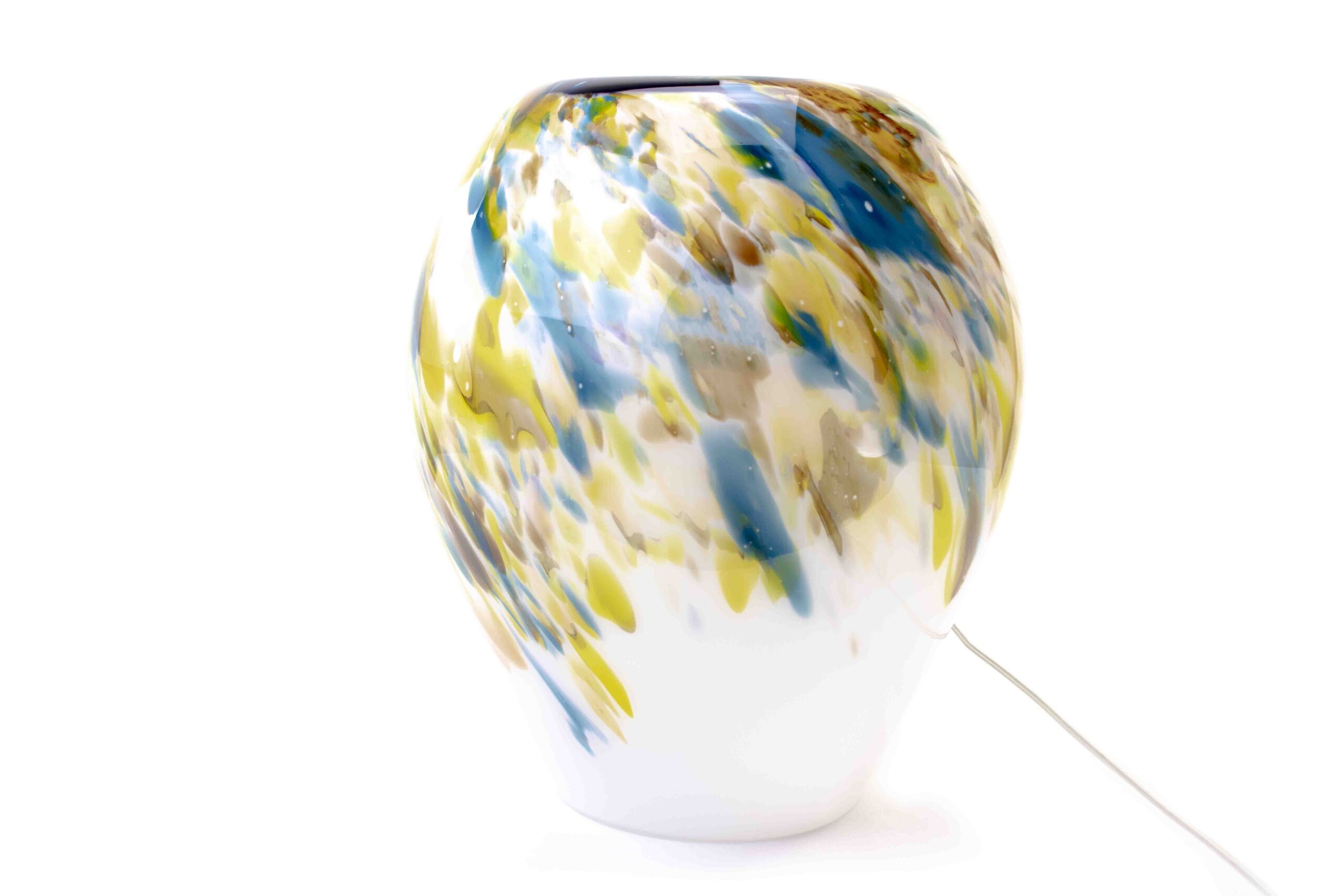 Glazen Lamp Monet H36 cm - Afbeelding 4