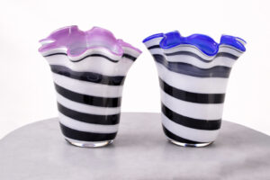 Zebra Bloemen Vazen | Kleur | H20cm | Handgemaakt in EU