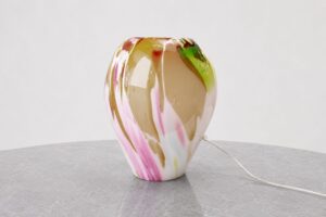 Glazen lamp ‘Candy’ Ronde Vorm