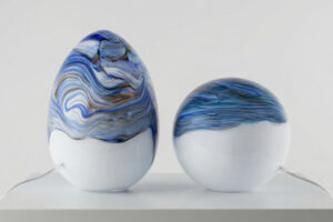 Lampen ”Ocean” | Ovaal & Bol | Blauw