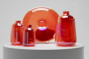 Vazen serie ”Red Pearl”