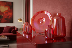 Vazen serie ”Red Pearl”