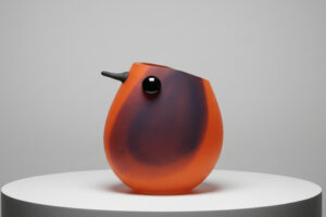 Vaas ”Phasia” | Oranje/Rood | Gezandstraald