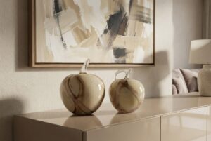 Appel Set “Dune” | Glazen Decoraties