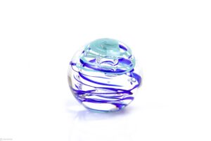 Schaal en Paperweight Boheems Kristal