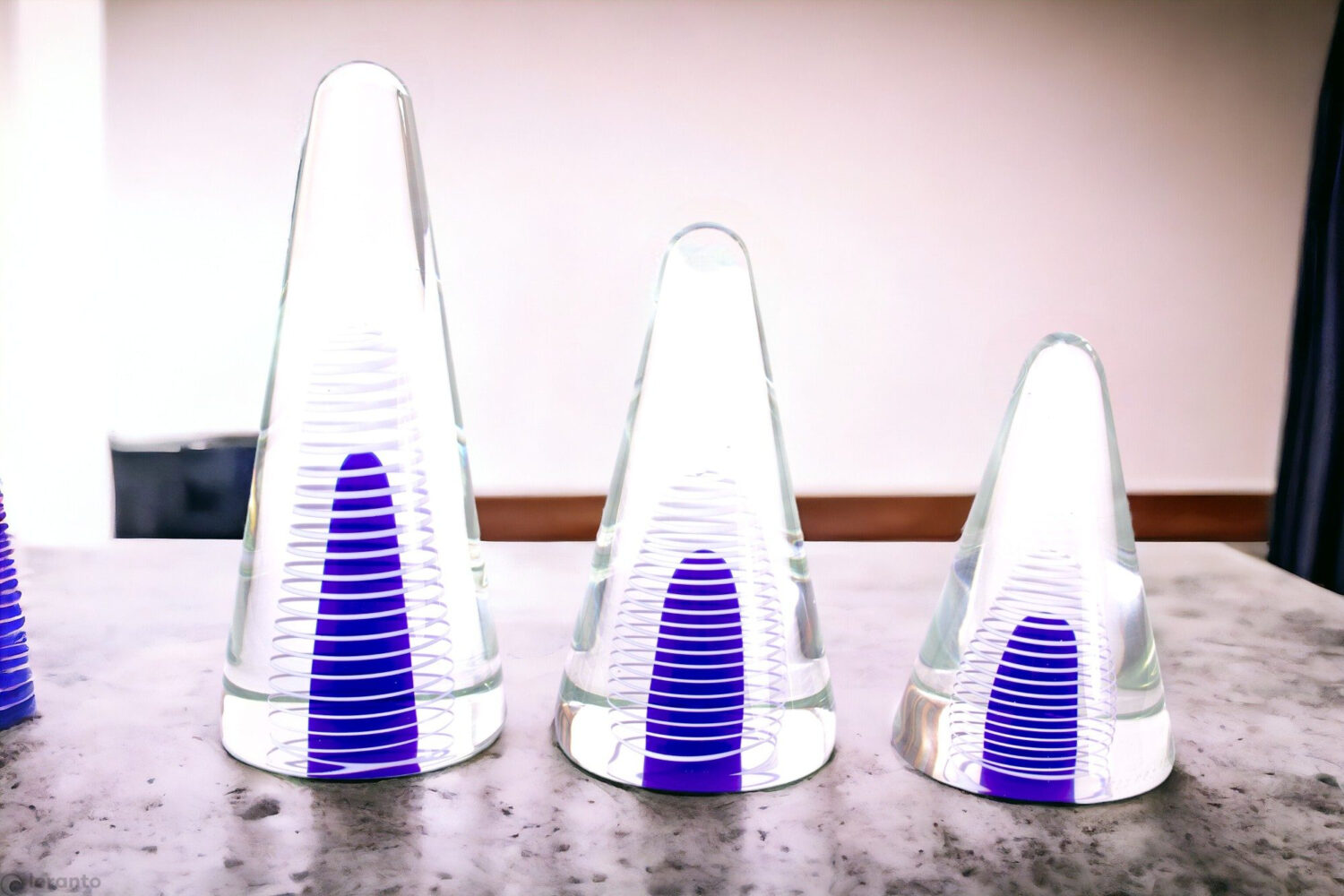 Crystal objects pyramid