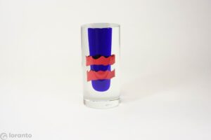 Object blauw met rood