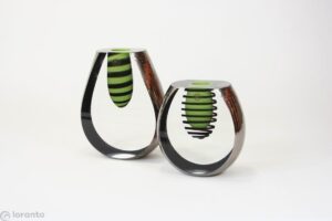 Kristallen Object ‘Spiral’ Green