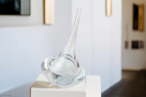 Vase transparent narrow