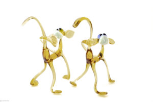 Glass monkey | Glass monkeys | Brown