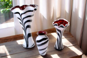 Zebra Vases | Zerba Vase XL 60cm | Zebra vase L 40cm