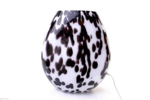 Dalmatian ‘Stone’ lamp H40cm