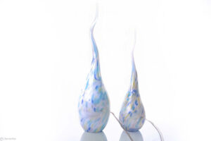 Bulb Swirl | ”Blue Murrina” | Glass Lamp | Luxury Lamp