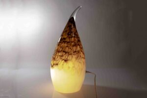 Casper Lamp Gold Black