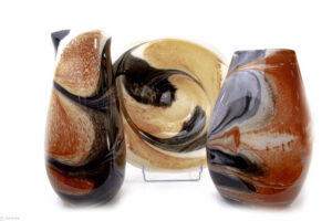 Vases and Bowl ´´Lava“