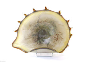 Oyster shell Linea | Fruit bowl | Glass bowl