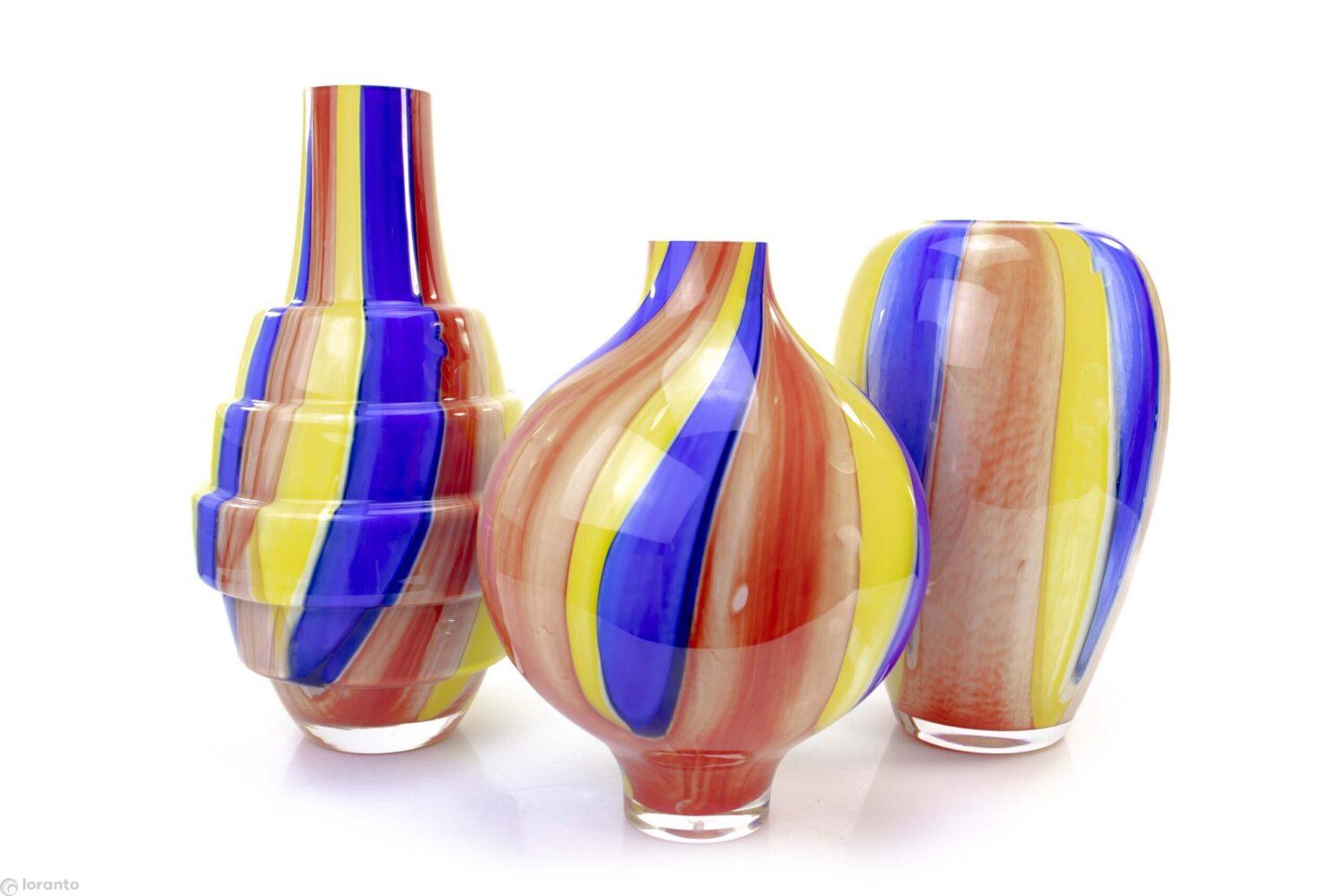 Rainbow set van glas