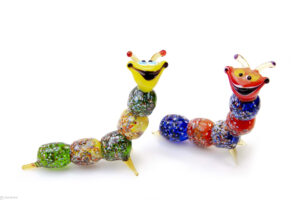 Caterpillar of glass | Glass Caterpillar | Colour