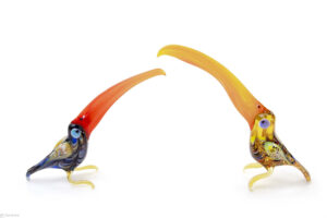 Toucan made of glass | Glass Toucan | Colour