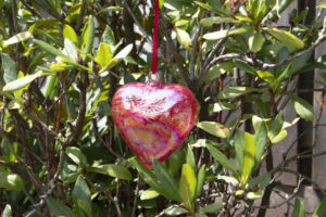 Garden decoration Heart | RED