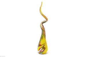 Garden Stake Swirl Yellow | Garden Decoration