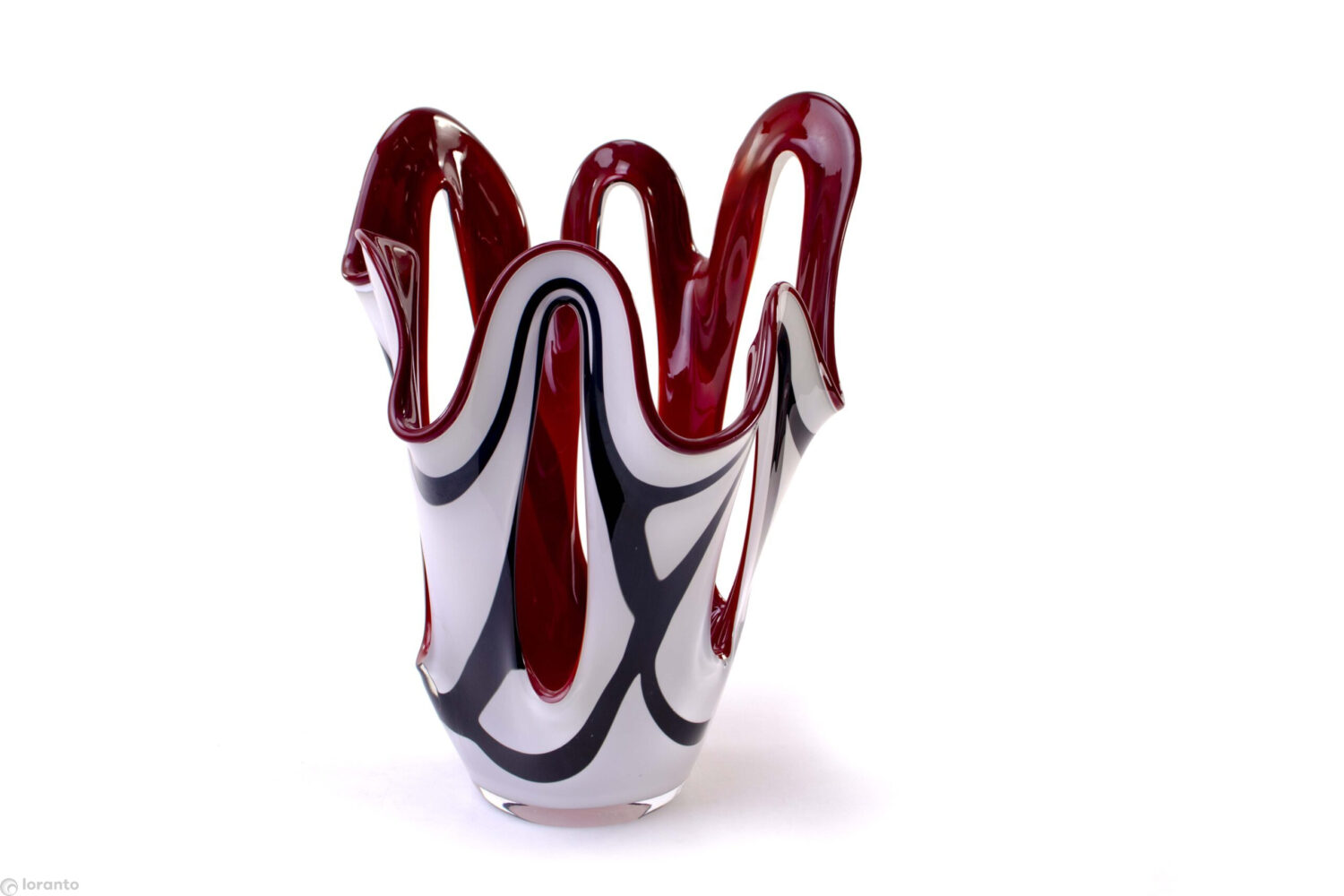 Vase zebra open