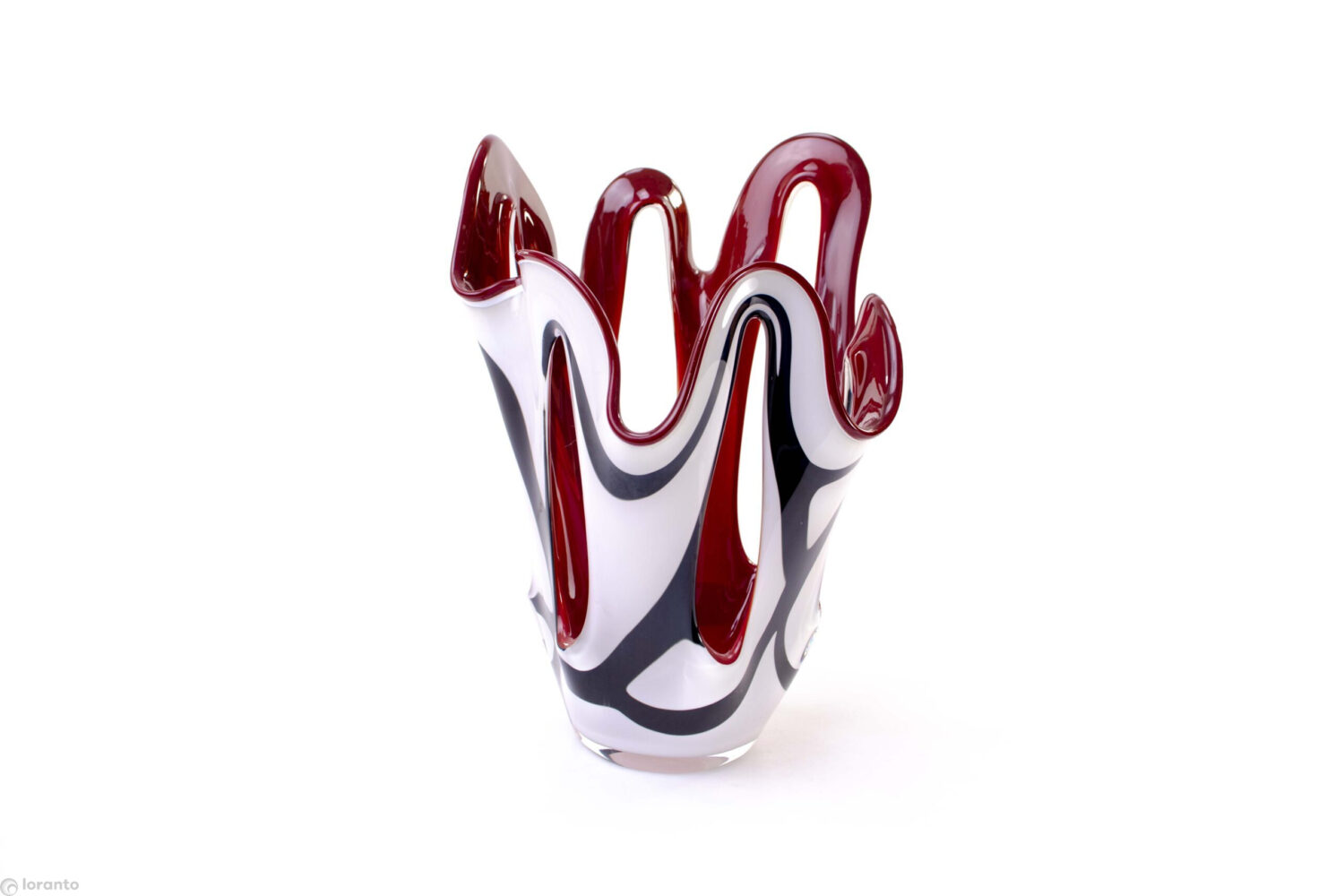 Vase zebra open