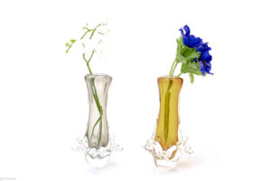 Vases of Crystal ”Leaf”