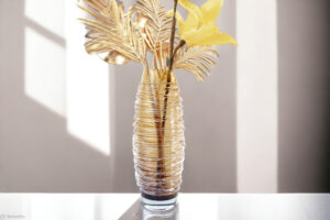 Spiral Vases Bohemian Crystal H 40 cm.