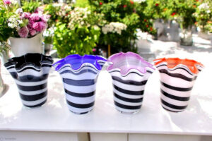 Zebra Vases Color