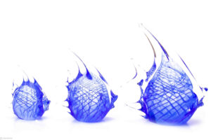 Glass fish Blue