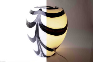 Zebra Lamp 34cm.