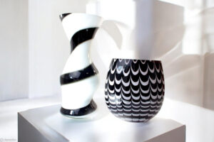 Zebra Vases | Big & Wide | Glass Vases