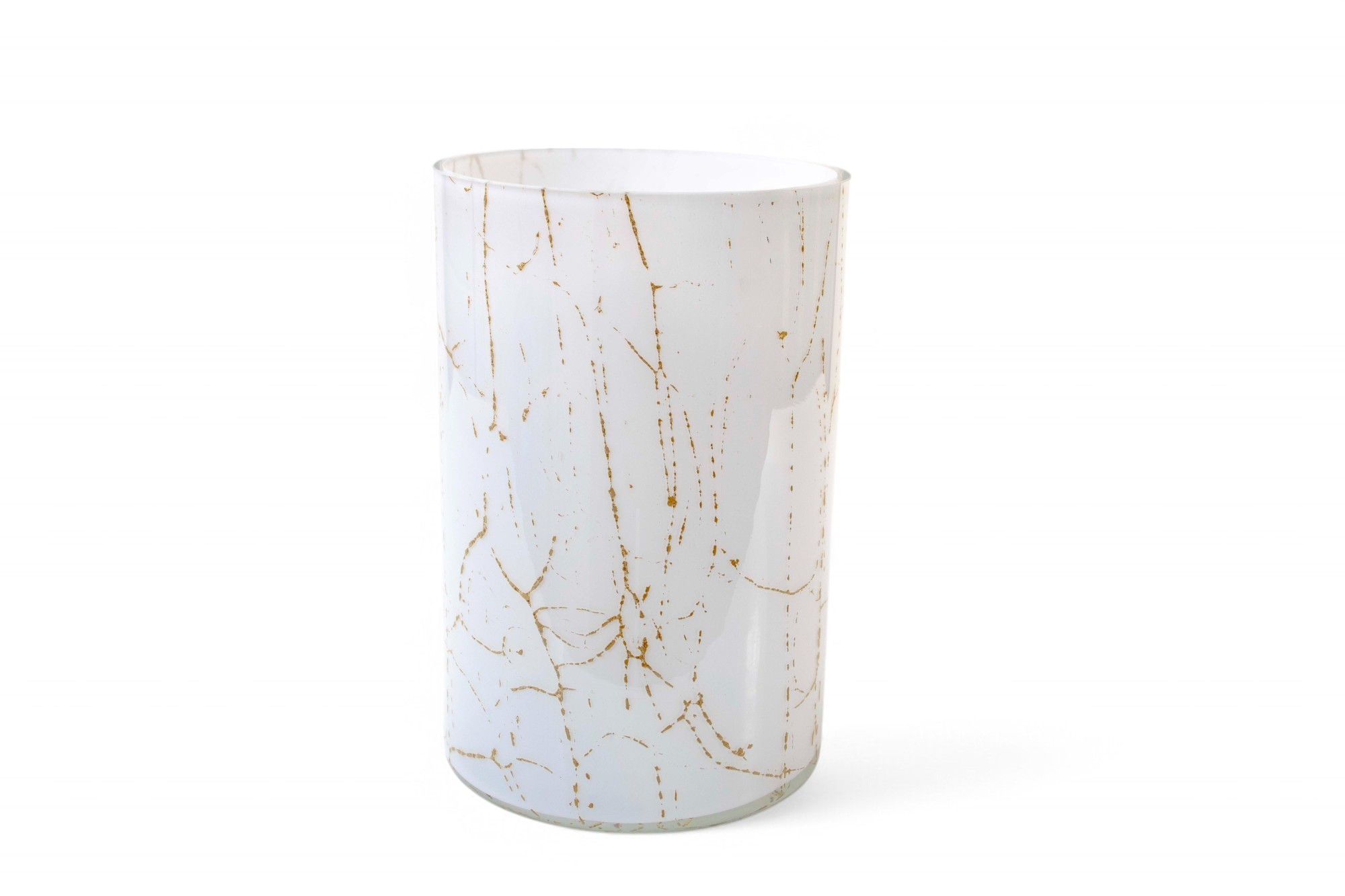 Vazen Set Wit Bladgoud | Luxe Bloemen Vazen - Afbeelding 7