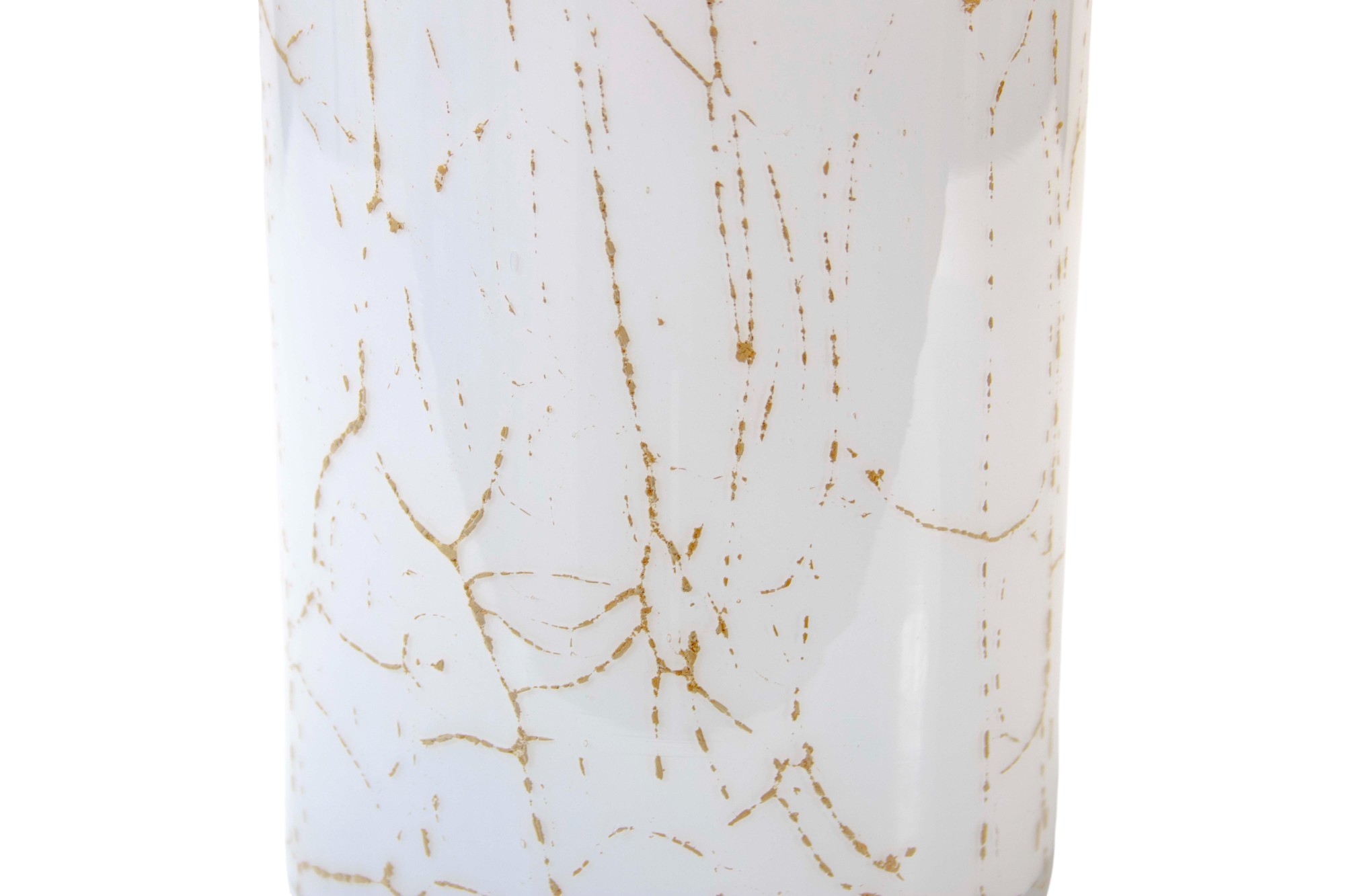 Vazen Set Wit Bladgoud | Luxe Bloemen Vazen - Afbeelding 9
