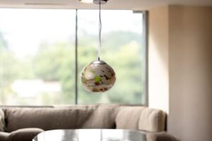 Hanglamp Linea Multicolor Bol | Glass Pendant | Design Hanglamp