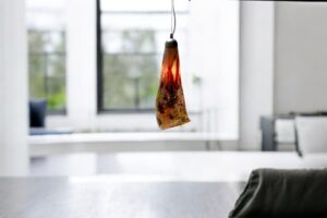 Hanglamp Linea Multicolor Lang | Glass Pendant | Design Hanglamp