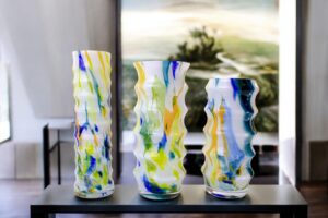 Vazen Set Monet “Ribbed” | Handgemaakt in Europa
